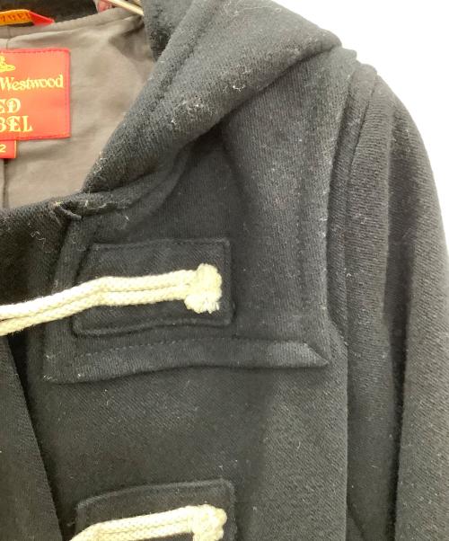 Vivienne Westwood RED LABEL（ヴィヴィアンウエストウッドレッドレーベル）Vivienne Westwood RED LABEL (ヴィヴィアンウエストウッドレッドレーベル) ショートダッフルコート　Vivienne Westwood RED LABEL　レディース　ブラック ブラック サイズ:2の古着・服飾アイテム