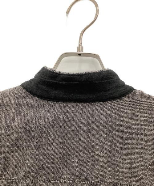 SOUMO（ソウモ）SOUMO (ソウモ) リネン混チェスターコート　SOUMO　メンズ　グレー グレー サイズ:3の古着・服飾アイテム