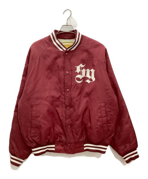 SWAGGER（スワッガー）SWAGGER (スワッガー) スタジャン　SWAGGER　メンズ　レッド　SWGJKT-183 レッド サイズ:XLの古着・服飾アイテム