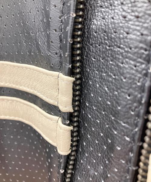 HARLEY-DAVIDSON（ハーレーダビッドソン）HARLEY-DAVIDSON (ハーレーダビッドソン) シングルライダースジャケット　HARLEY-DAVIDSON　メンズ　ブラック ブラック サイズ:Sの古着・服飾アイテム