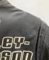 中古・古着 HARLEY-DAVIDSON (ハーレーダビッドソン) シングルライダースジャケット　HARLEY-DAVIDSON　メンズ　ブラック ブラック サイズ:S：17000円