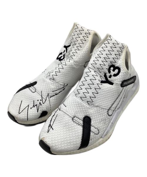Y-3（ワイスリー）Y-3 (ワイスリー) adidas (アディダス) スニーカー　Y-3　adidas　メンズ　　ホワイト ホワイト サイズ:26.5の古着・服飾アイテム