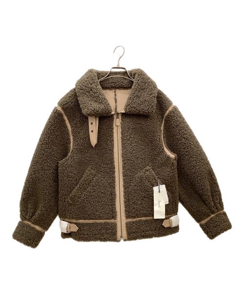 YANUK（ヤヌーク）YANUK (ヤヌーク) フライトジャケット　YANUK　レディース　	オリーブ　 オリーブ サイズ:M 未使用品の古着・服飾アイテム