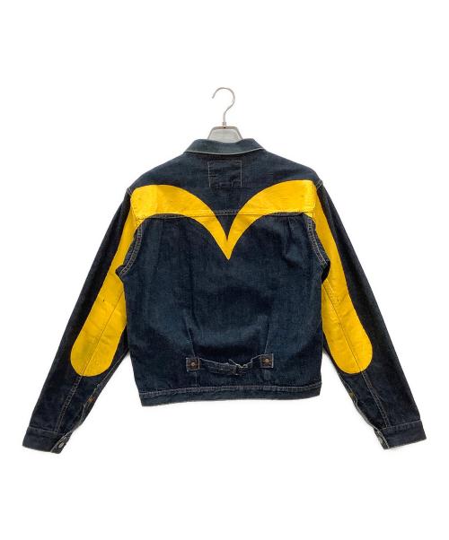EVISU（エヴィス）EVISU (エヴィス) デニムジャケット　EVISU　メンズ　インディゴ　	No.2　使用感有 インディゴ サイズ:-の古着・服飾アイテム