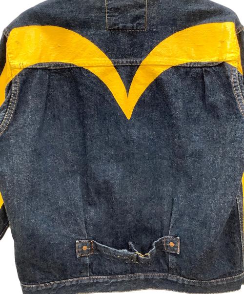 EVISU（エヴィス）EVISU (エヴィス) デニムジャケット　EVISU　メンズ　インディゴ　	No.2　使用感有 インディゴ サイズ:-の古着・服飾アイテム