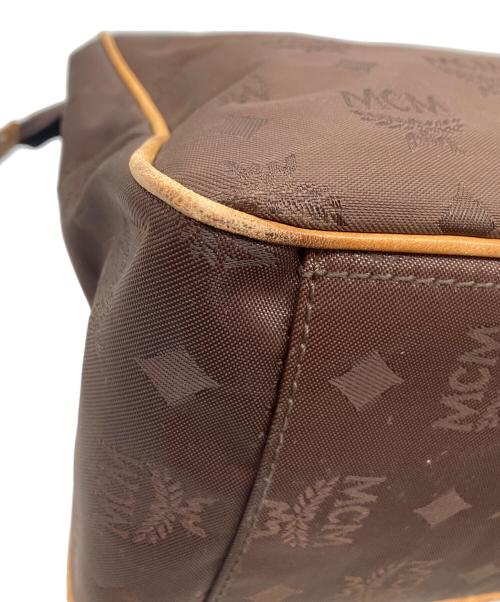 MCM（エムシーエム）MCM (エムシーエム) ナイロントートバッグ　MCM　ブラウン ブラウンの古着・服飾アイテム