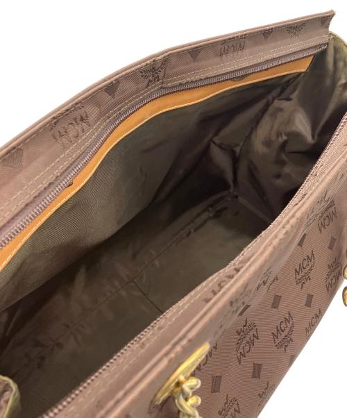 MCM（エムシーエム）MCM (エムシーエム) ナイロントートバッグ　MCM　ブラウン ブラウンの古着・服飾アイテム