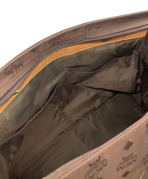 MCM（エムシーエム）MCM (エムシーエム) ナイロントートバッグ　MCM　ブラウン ブラウンの古着・服飾アイテム
