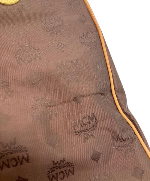 MCM（エムシーエム）MCM (エムシーエム) ナイロントートバッグ　MCM　ブラウン ブラウンの古着・服飾アイテム