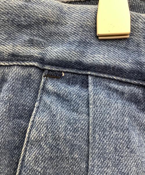 WTAPS（ダブルタップス）WTAPS (ダブルタップス) デニムパンツ　WTAPS　メンズ　インディゴ　TUCK 02 TROUSERS COTTON DENIM インディゴ サイズ: X 02の古着・服飾アイテム