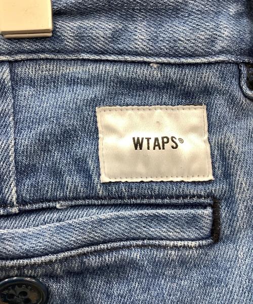 WTAPS（ダブルタップス）WTAPS (ダブルタップス) デニムパンツ　WTAPS　メンズ　インディゴ　TUCK 02 TROUSERS COTTON DENIM インディゴ サイズ: X 02の古着・服飾アイテム