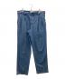 WTAPS（ダブルタップス）の古着「デニムパンツ　WTAPS　メンズ　インディゴ　TUCK 02 TROUSERS COTTON DENIM」｜インディゴ