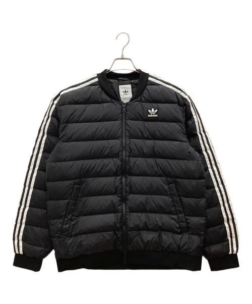 adidas（アディダス）adidas (アディダス) ダウンジャケット　adidas　メンズ　ブラック　タグ付 ブラック サイズ:2XOの古着・服飾アイテム