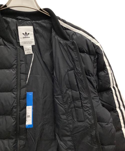 adidas（アディダス）adidas (アディダス) ダウンジャケット　adidas　メンズ　ブラック　タグ付 ブラック サイズ:2XOの古着・服飾アイテム