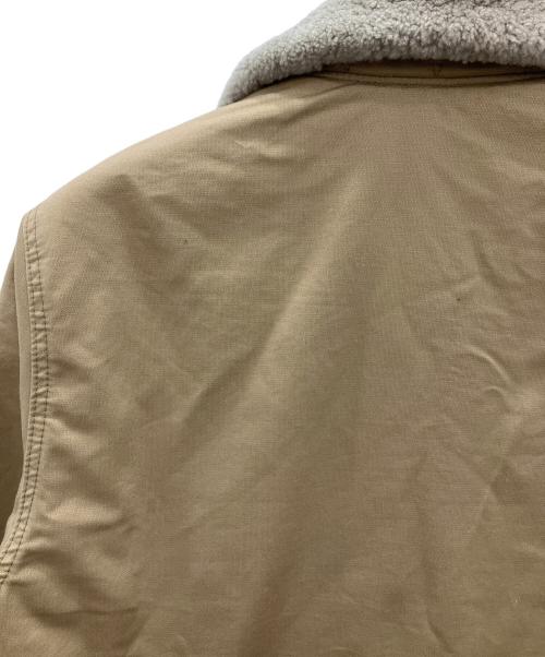 AVIREX（アヴィレックス）AVIREX (アヴィレックス) N-1デッキジャケット　AVIREX　メンズ　ベージュ ベージュ サイズ:Lの古着・服飾アイテム