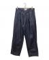 STILL BY HAND（スティルバイハンド）の古着「デニムパンツSTILL BY HANDインディゴ　10oz denim box pleat pants」｜インディゴ