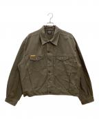 PRSN BLUプリズンブルー）の古着「カバーオール　PRSN BLU　メンズ　ブラウン　1226085　MADE IN USA」｜ブラウン