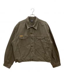 PRSN BLU（プリズンブルー）の古着「カバーオール　PRSN BLU　メンズ　ブラウン　1226085　MADE IN USA」｜ブラウン