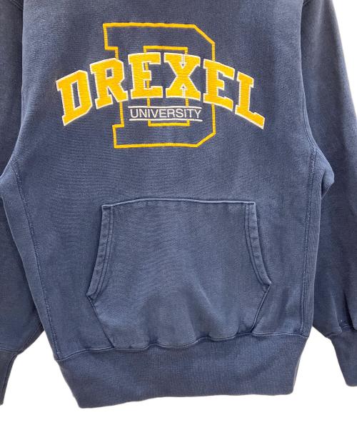 Champion REVERSE WEAVE（チャンピオン リバース ウィーブ）Champion REVERSE WEAVE (チャンピオン リバース ウィーブ) プルオーバーパーカー　	Champion REVERSE WEAVE　メンズ　ネイビー ネイビー サイズ:Lの古着・服飾アイテム