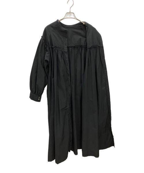nest Robe（ネストローブ）nest Robe (ネストローブ) 長袖ワンピース　nest Robe　レディース　ブラック　2021年モデル ブラック サイズ:FREEの古着・服飾アイテム