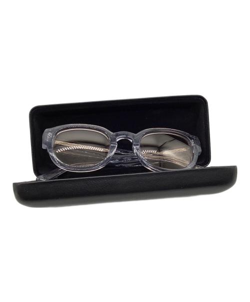 WAITING FOR THE SUN（ウェイティング フォー ザ サン）WAITING FOR THE SUN (ウェイティング フォー ザ サン) サングラス　WAITING FOR THE SUN　JUSTINE　クリア クリアの古着・服飾アイテム