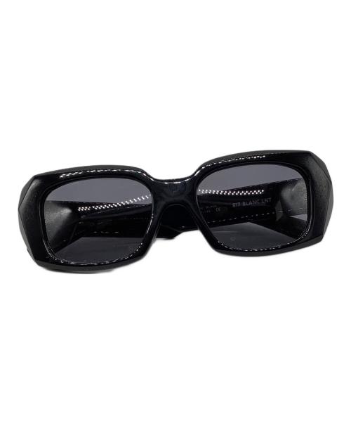 JOHN LAWRENCE SULLIVAN（ジョン ローレンス サリバン）JOHN LAWRENCE SULLIVAN (ジョン ローレンス サリバン) 817 BLANC LNT (ブラン) Television cut glasses　817 BLANC LNT　	JLS002　ブラック　スクエア ブラックの古着・服飾アイテム