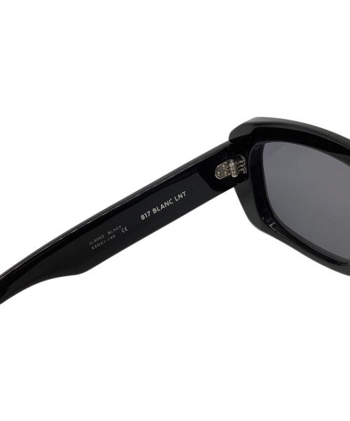 JOHN LAWRENCE SULLIVAN（ジョン ローレンス サリバン）JOHN LAWRENCE SULLIVAN (ジョン ローレンス サリバン) 817 BLANC LNT (ブラン) Television cut glasses　817 BLANC LNT　	JLS002　ブラック　スクエア ブラックの古着・服飾アイテム