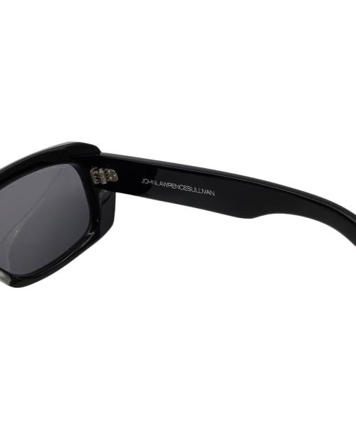 JOHN LAWRENCE SULLIVAN（ジョン ローレンス サリバン）JOHN LAWRENCE SULLIVAN (ジョン ローレンス サリバン) 817 BLANC LNT (ブラン) Television cut glasses　817 BLANC LNT　	JLS002　ブラック　スクエア ブラックの古着・服飾アイテム