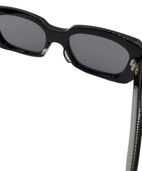 JOHN LAWRENCE SULLIVAN（ジョン ローレンス サリバン）JOHN LAWRENCE SULLIVAN (ジョン ローレンス サリバン) 817 BLANC LNT (ブラン) Television cut glasses　817 BLANC LNT　	JLS002　ブラック　スクエア ブラックの古着・服飾アイテム