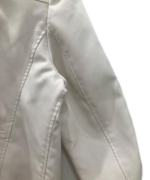 BLUE LABEL CRESTBRIDGE（ブルーレーベルクレストブリッジ）BLUE LABEL CRESTBRIDGE (ブルーレーベルクレストブリッジ) ダブルライダースジャケット　	BLUE LABEL CRESTBRIDGE　レディース　アイボリー アイボリー サイズ:Mの古着・服飾アイテム