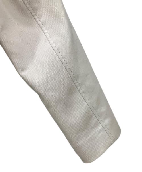 BLUE LABEL CRESTBRIDGE（ブルーレーベルクレストブリッジ）BLUE LABEL CRESTBRIDGE (ブルーレーベルクレストブリッジ) ダブルライダースジャケット　	BLUE LABEL CRESTBRIDGE　レディース　アイボリー アイボリー サイズ:Mの古着・服飾アイテム