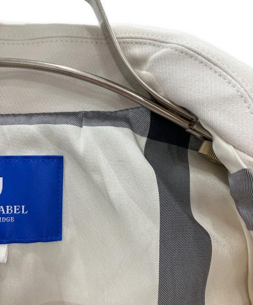 BLUE LABEL CRESTBRIDGE（ブルーレーベルクレストブリッジ）BLUE LABEL CRESTBRIDGE (ブルーレーベルクレストブリッジ) ダブルライダースジャケット　	BLUE LABEL CRESTBRIDGE　レディース　アイボリー アイボリー サイズ:Mの古着・服飾アイテム