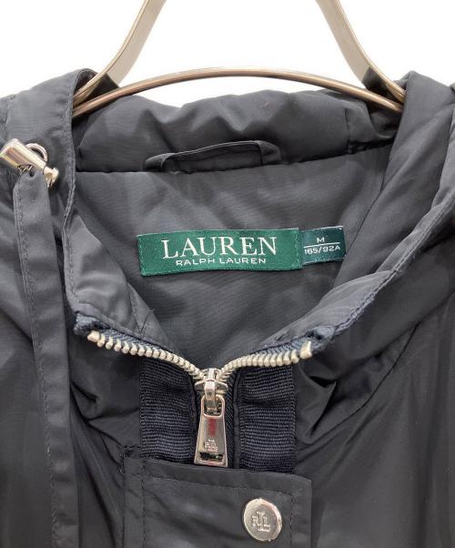 LAUREN RALPH LAUREN（ローレンラルフローレン）LAUREN RALPH LAUREN (ローレンラルフローレン) ナイロンコート　LAUREN RALPH LAUREN　レディース　ネイビー ネイビー サイズ:Mの古着・服飾アイテム