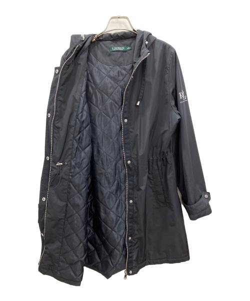 LAUREN RALPH LAUREN（ローレンラルフローレン）LAUREN RALPH LAUREN (ローレンラルフローレン) ナイロンコート　LAUREN RALPH LAUREN　レディース　ネイビー ネイビー サイズ:Mの古着・服飾アイテム