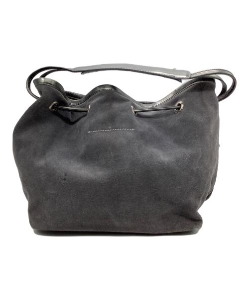 MM6 Maison Margiela（エムエムシックスメゾンマルジェラ）MM6 Maison Margiela (エムエムシックスメゾンマルジェラ) ショルダーバッグ　MM6 Maison Margiela　スウェード　グレー グレーの古着・服飾アイテム
