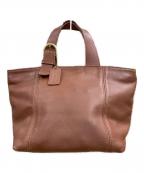 COACHコーチ）の古着「レザーハンドバッグ　OLD COACH　ブラウン」｜ブラウン
