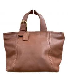 COACH（コーチ）の古着「レザーハンドバッグ　OLD COACH　ブラウン」｜ブラウン