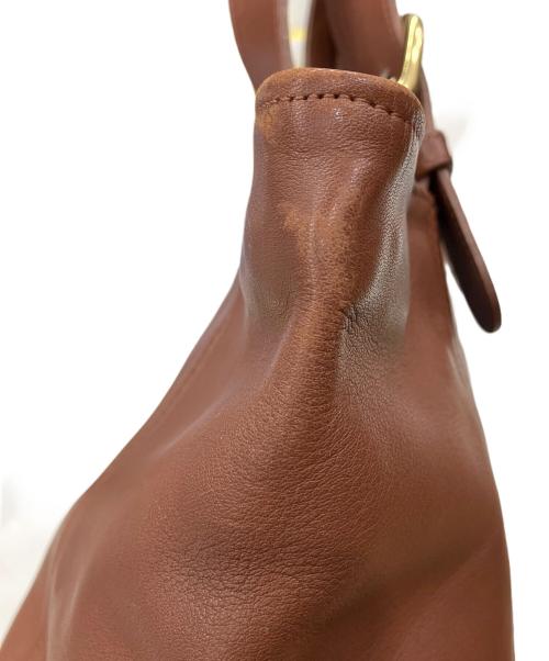 COACH（コーチ）COACH (コーチ) レザーハンドバッグ　OLD COACH　ブラウン ブラウンの古着・服飾アイテム