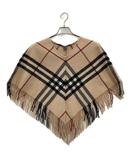 BURBERRY（バーバリー）BURBERRY (バーバリー) ポンチョ　BURBERRY　レディース　ベージュ ベージュ サイズ:なしの古着・服飾アイテム