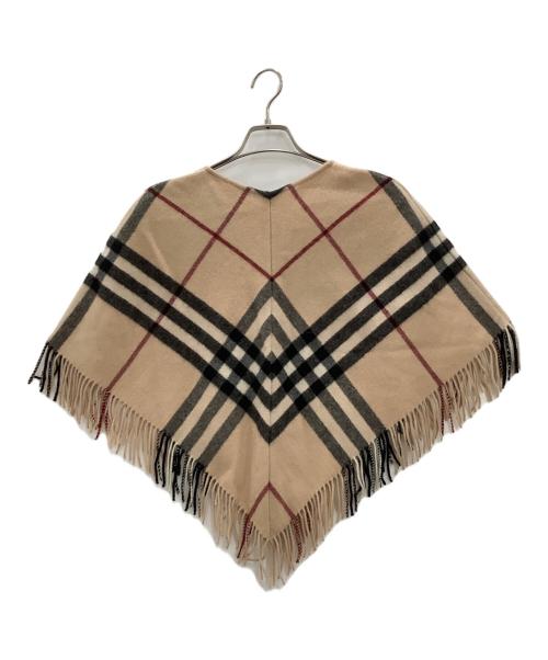 BURBERRY（バーバリー）BURBERRY (バーバリー) ポンチョ　BURBERRY　レディース　ベージュ ベージュ サイズ:なしの古着・服飾アイテム