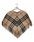 BURBERRY（バーバリー）の古着「ポンチョ　BURBERRY　レディース　ベージュ」｜ベージュ
