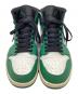 NIKE (ナイキ) ハイカットスニーカー　NIKE　メンズ　グリーン×ホワイト　AIR JORDAN 1 MID グリーン×ホワイト サイズ:28：12000円