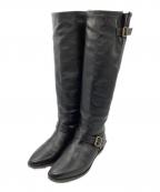 Brentaブレンタ）の古着「ロングブーツ　BRENTA　レディース　ブラック　イタリア製」｜ブラック