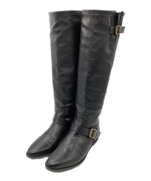 Brenta（ブレンタ）Brenta (ブレンタ) ロングブーツ　BRENTA　レディース　ブラック　イタリア製 ブラック サイズ:38の古着・服飾アイテム