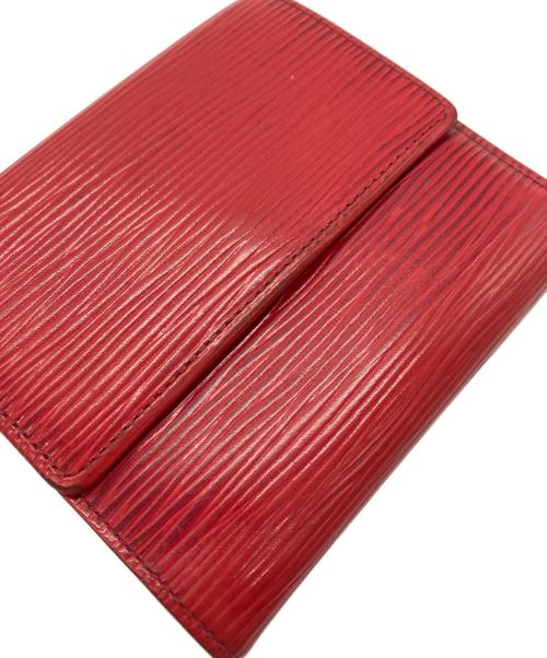 LOUIS VUITTON（ルイ ヴィトン）LOUIS VUITTON (ルイ ヴィトン) ポルト モネ・ビエ カルト クレディ レッドの古着・服飾アイテム
