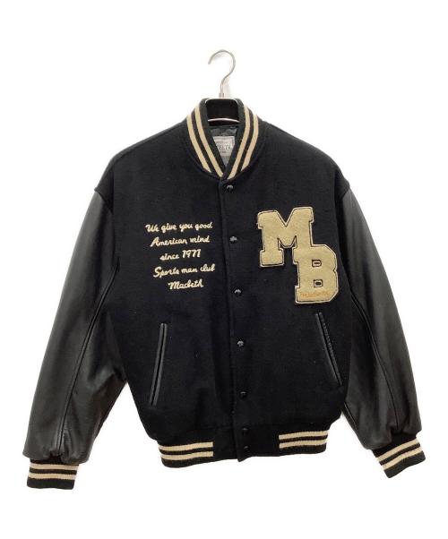 MACBETH（マクベス）MACBETH (マクベス) スタジャン　MACBETH　メンズ　ブラック　MJM-5110-09 ブラック サイズ:LARGEの古着・服飾アイテム