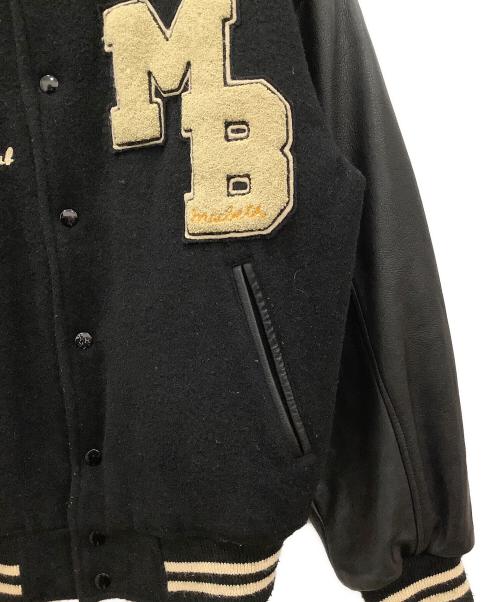 MACBETH（マクベス）MACBETH (マクベス) スタジャン　MACBETH　メンズ　ブラック　MJM-5110-09 ブラック サイズ:LARGEの古着・服飾アイテム