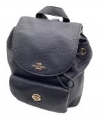 COACHコーチ）の古着「ミニリュック　COACH　F37621　ブラック」｜ブラック