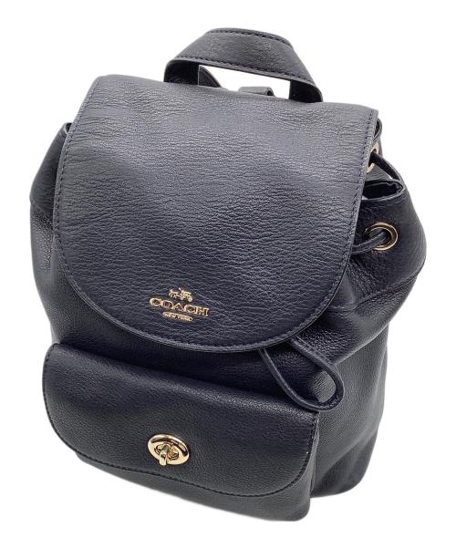 COACH（コーチ）COACH (コーチ) ミニリュック　COACH　F37621　ブラック ブラックの古着・服飾アイテム