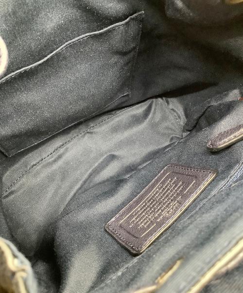 COACH（コーチ）COACH (コーチ) ミニリュック　COACH　F37621　ブラック ブラックの古着・服飾アイテム